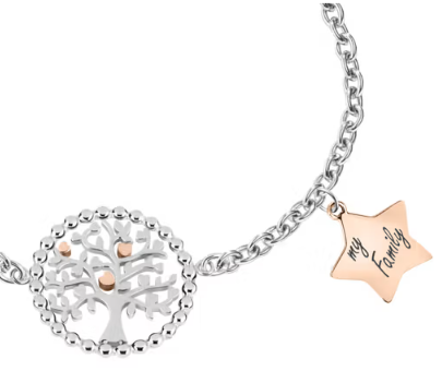 Pulsera Talismanes Arbol De La Vida Y Estrella SAQE14
