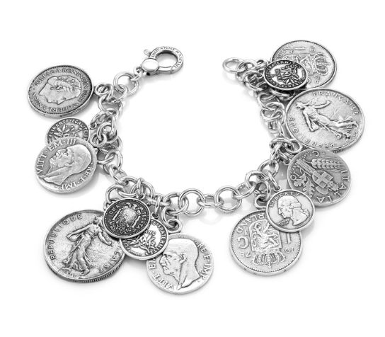 Pulsera Charms Moneda 07150