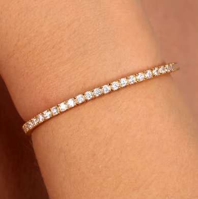 Pulsera Chispas Doradas SAQF30