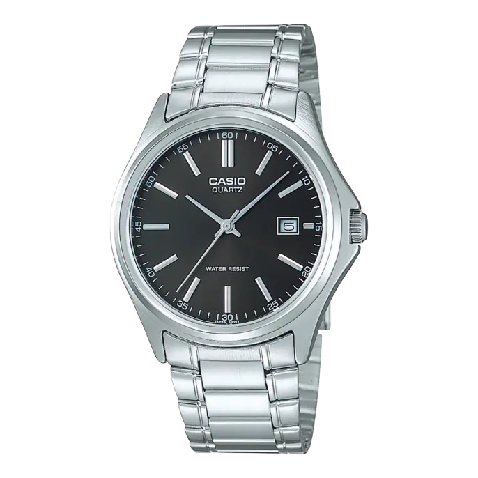 Reloj Hombre Acero Y Negro MTP-1183PA-1AEF