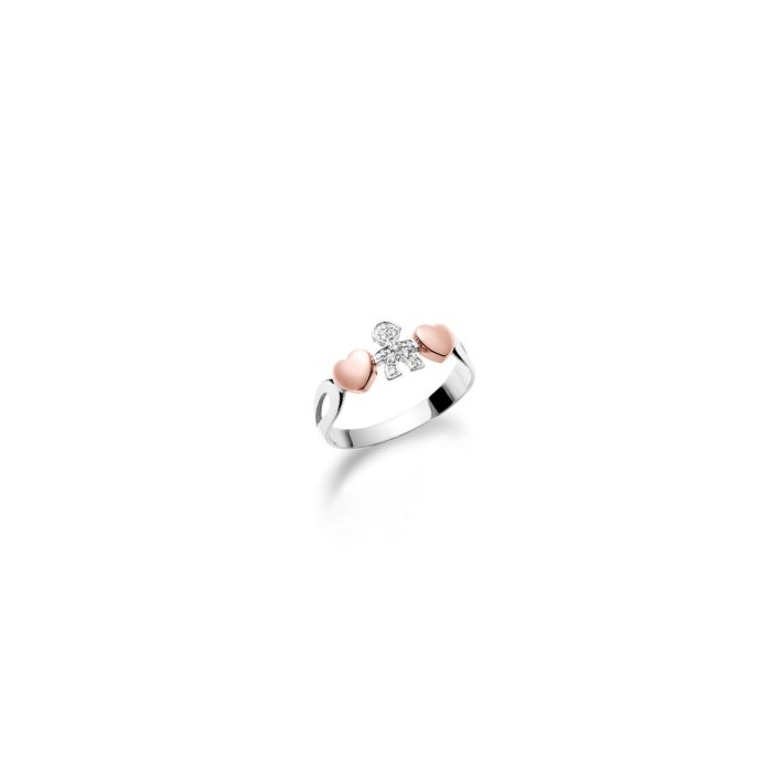 Anillo I Girocuore Bimbo con Diamantes LBB111