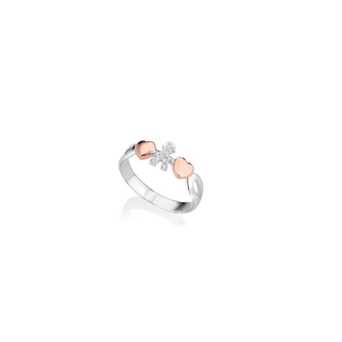 Anillo I Girocuore Bimbo con Diamantes LBB111