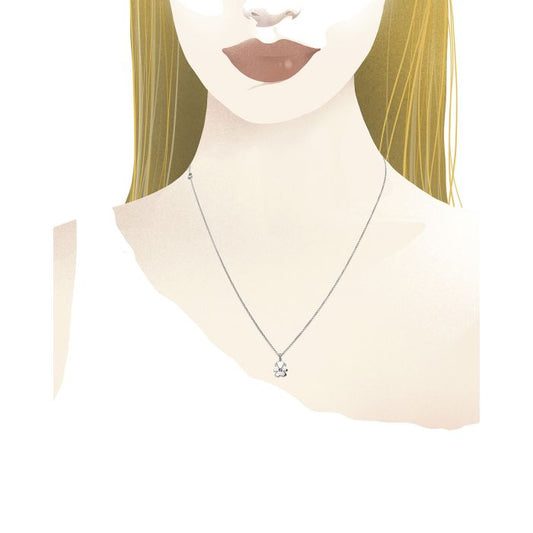 Collana Le Briciole Bimba e Diamante LBB334