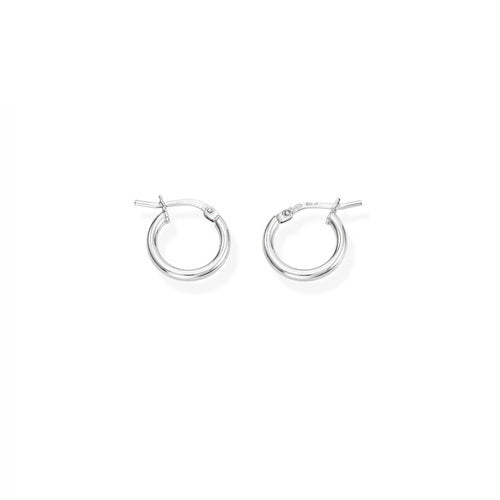 Pendientes Círculo 1 cm Rodio ORCE2B1