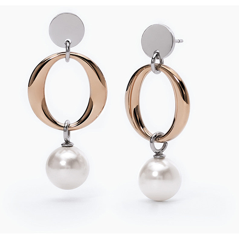 Artemide Rosati Pendientes con Perlas de Concha 261357