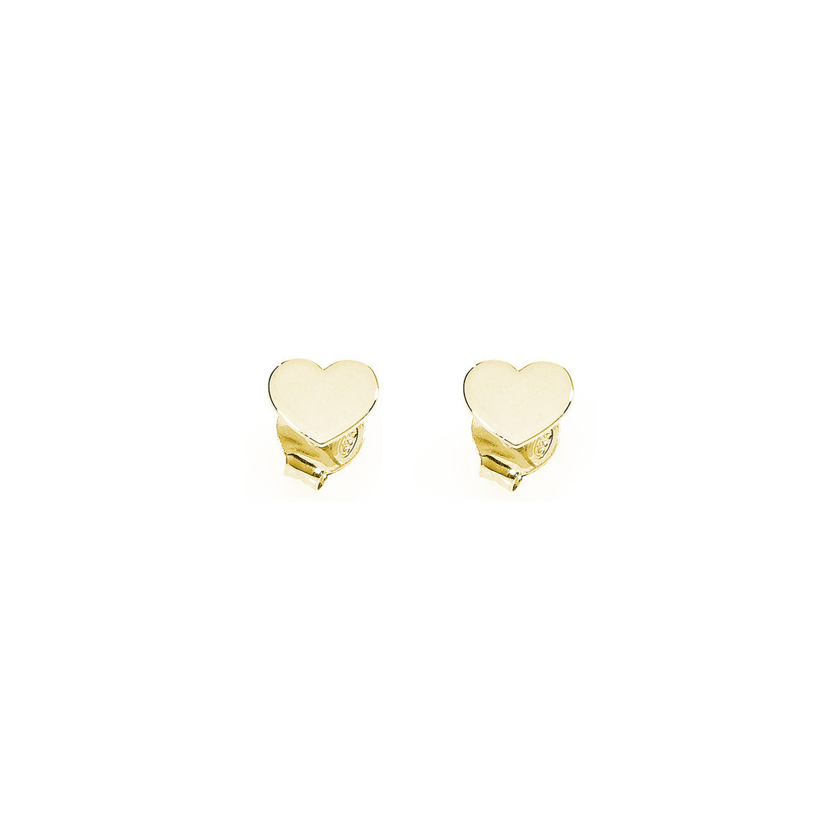 ORHG Pendientes de lóbulo de corazón amarillo