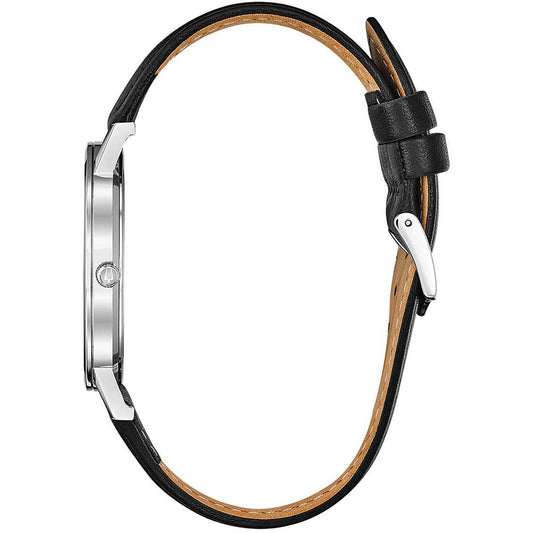 Orologio Uomo Clipper in Pelle Nera 96B312