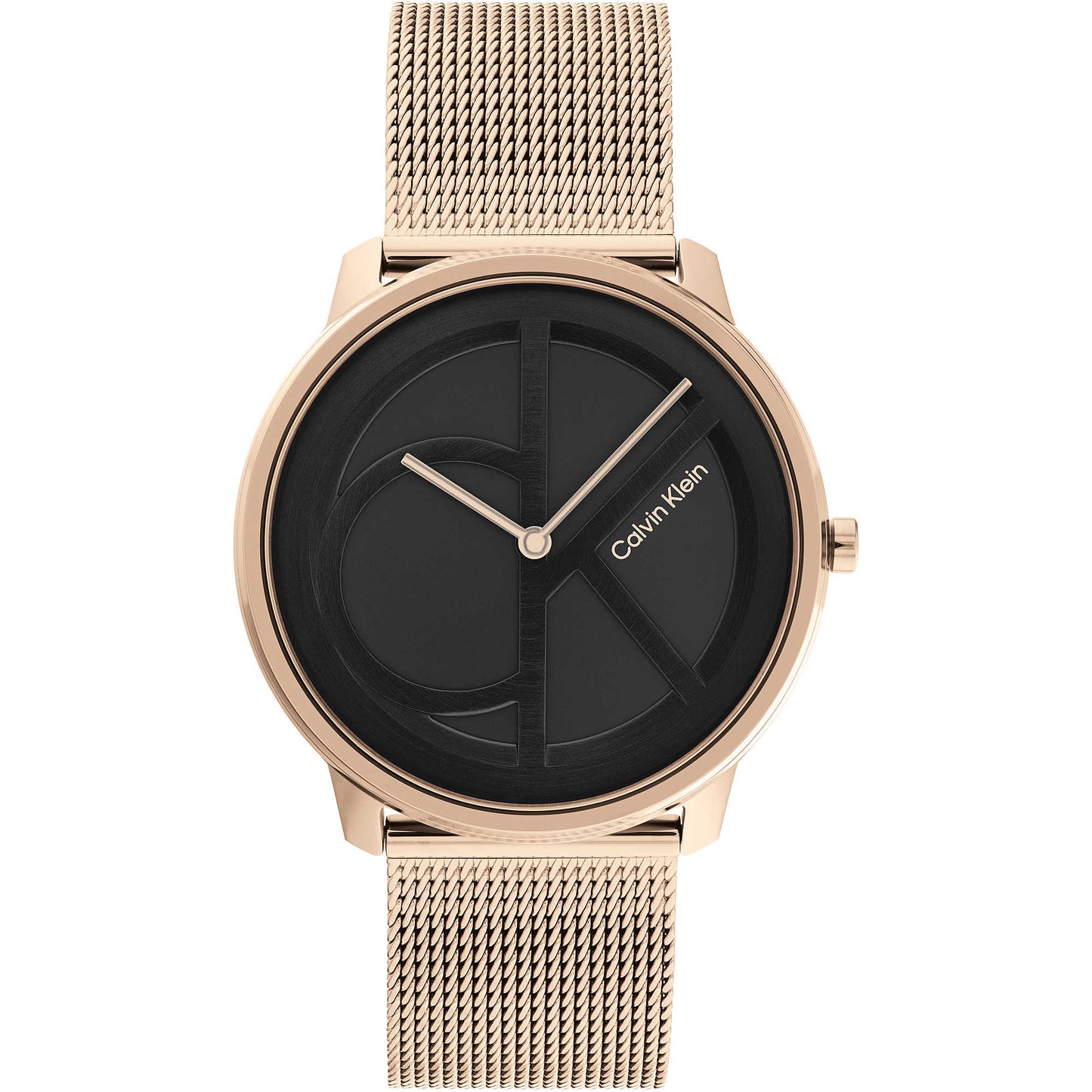 Orologio Uomo Iconic Rosato e Nero 25200029