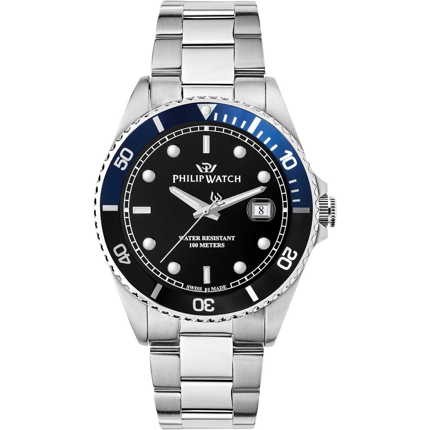 Reloj Caribe Hombre Acero, Azul y Negro R8253597091