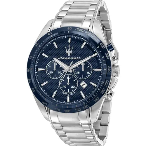 Reloj Hombre Traguardo Cronógrafo Plata y Azul R8873612043
