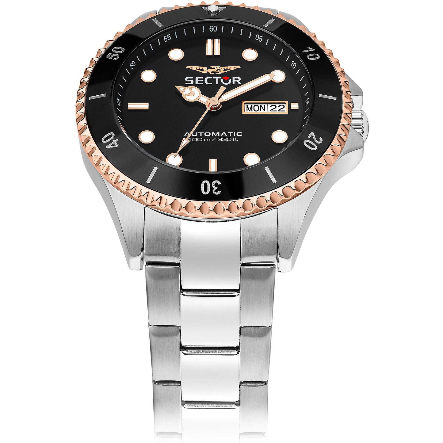 Orologio Uomo 230 Acciaio, Rosato e Nero R3223161009