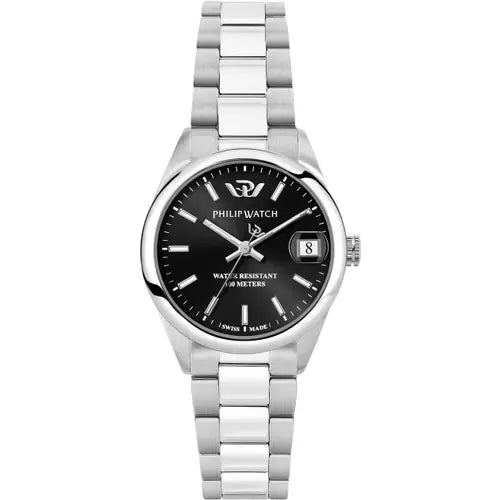 Reloj Mujer Caribe Acero y Negro R8253597623