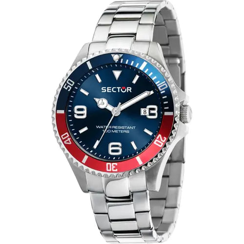 Reloj Hombre 230 Acero, Azul y Rojo R3253161018