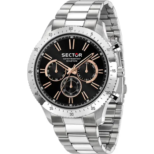 Reloj Hombre 270 Plata y Negro R3253578028
