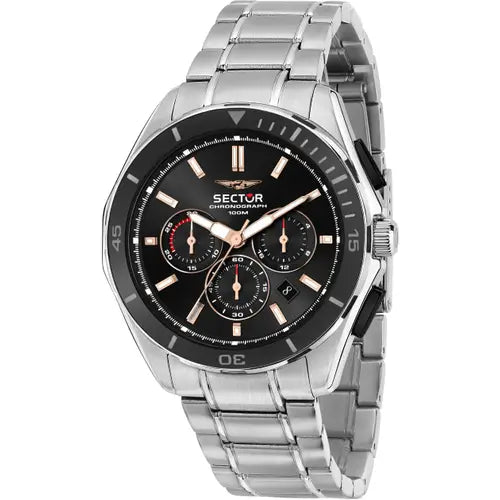 Reloj Hombre 790 Plata y Negro R3273636001