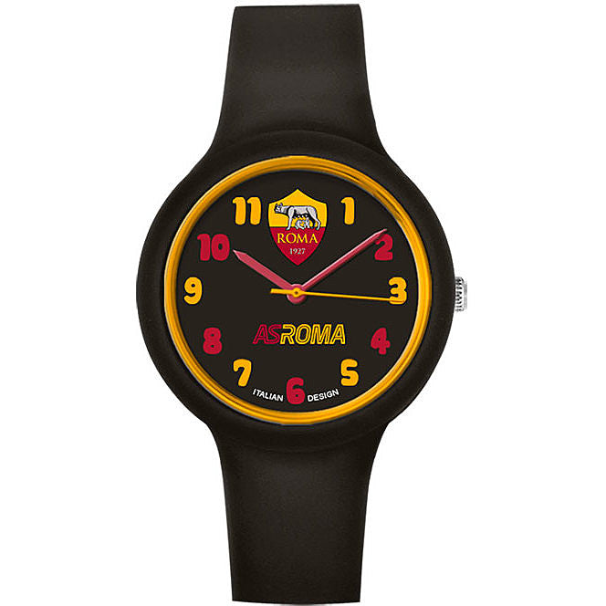 Orologio Bambino Solo Tempo A.S Roma Nero e Giallo P-RN443KN1