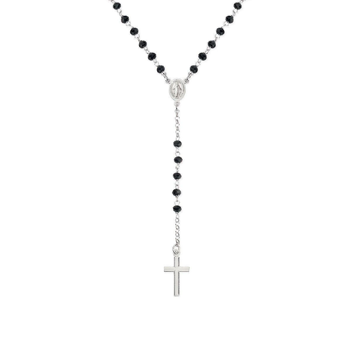 Collar Rosario Cristal Clásico CROBN4