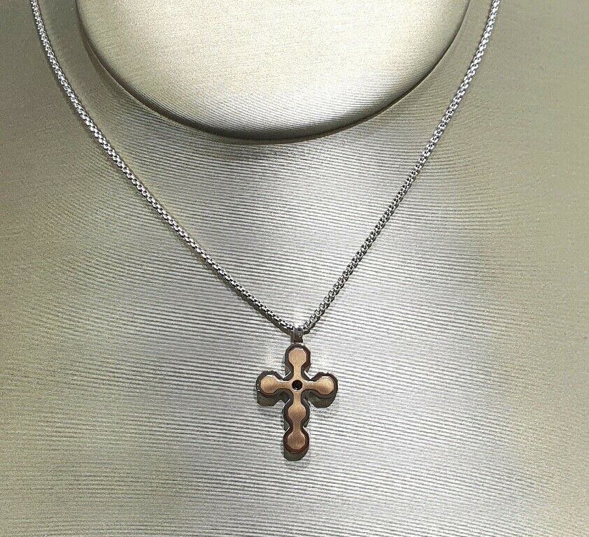 Collana Uomo Hi Teck Croce EHC165