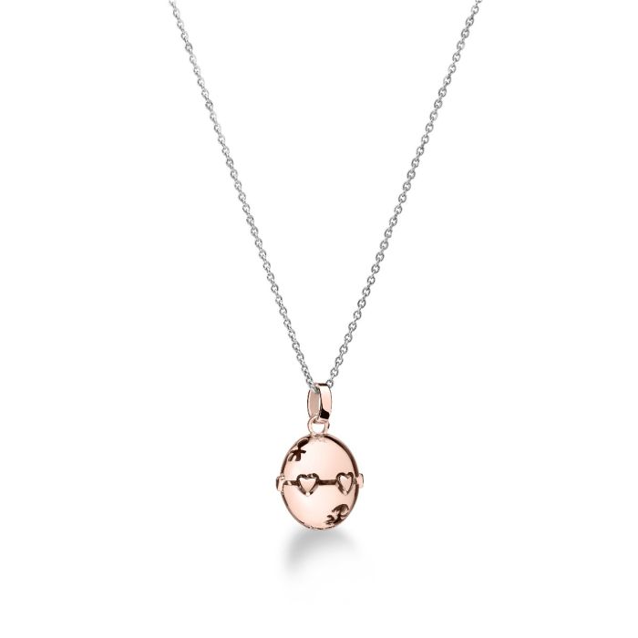 Llamada de los Ángeles Collar Lovetto Suonamore Rosa Colgante SNMR020