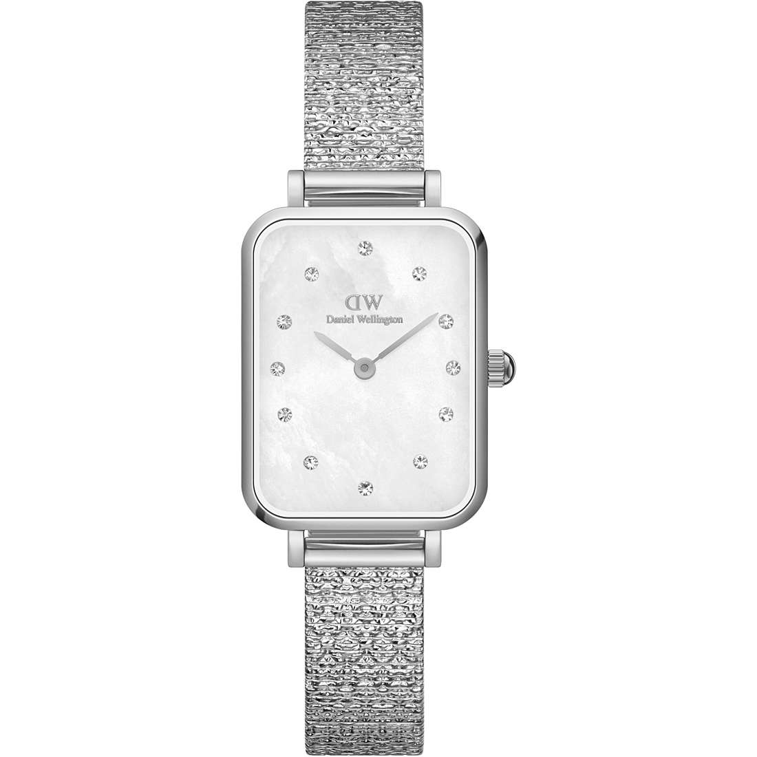 Orologio Donna Quadro Lumine Pressed Piano Argento DW00100580