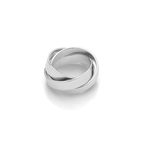 Anello Argentato Doppio Lux 017EXA0010000