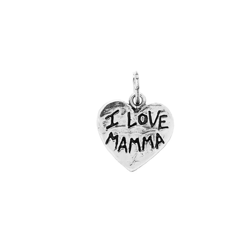 Charm Cuori e Angeli I Love Mamma 08630