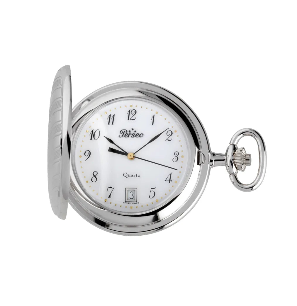 Orologio Uomo da Tasca Acciaio e Bianco 11567PMET