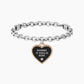 Pulsera Corazón Negro Mamá Te Amo 731942