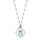 Collana Donna S.S. Lazio in Acciaio B-LC007DAS