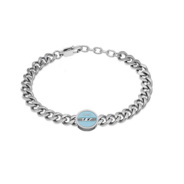 Bracciale Uomo S.S. Lazio in Acciaio B-LB011TAS