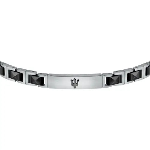 Bracciale Uomo Jewels Acciaio e Nero JM420ATI06