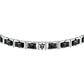 Bracciale Uomo Jewels Acciaio e Nero JM420ATI07