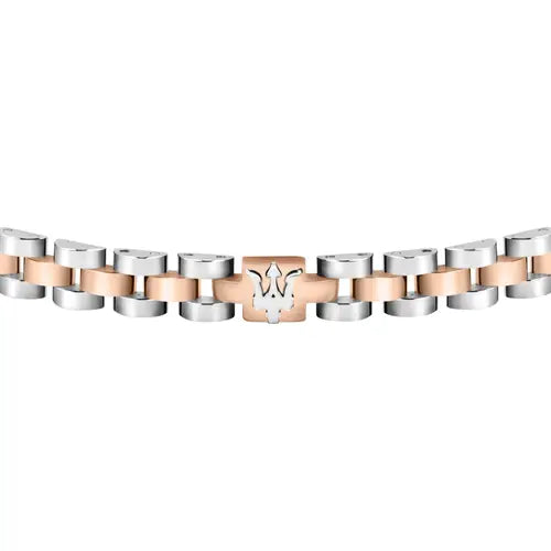 Bracciale Uomo Jewels Acciaio e Rosato JM219AQH16