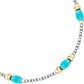 Bracciale Colori Acciaio con Pietre Blu SAXQ16