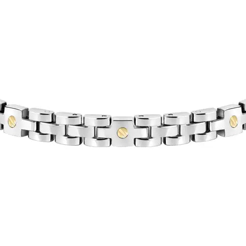 Bracciale Uomo Gold Acciaio SATM05