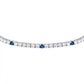 Bracciale Tesori Tennis con Gemme Blu SAIW137
