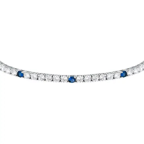 Bracciale Tesori Tennis con Gemme Blu SAIW137