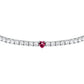 Bracciale Tesori Tennis con Cuore Rosso SAIW167