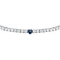 Bracciale Tesori Tennis con Cuore Blu SAIW168
