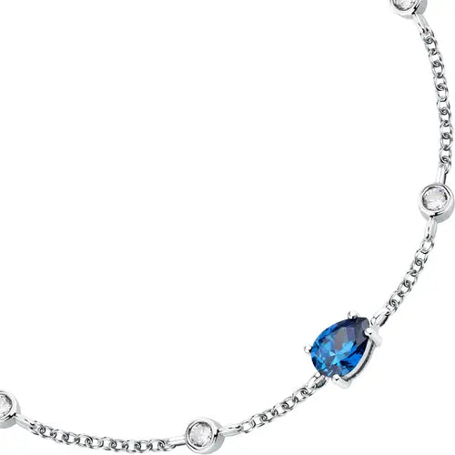 Bracciale Tesori con Pietra Blu a Goccia SAIW201