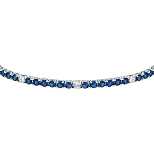 Bracciale Tesori Tennis con Zirconi Blu e Bianchi SAIW231