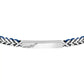 Bracciale Uomo Bandy Acciaio e Blu SZV73