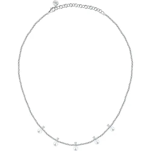 Collana Argentata con Perle SAWM03