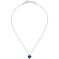Collana Tesori con Pietra Blu a Cuore SAIW159