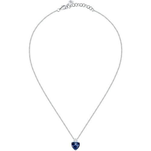 Collana Tesori con Pietra Blu a Cuore SAIW159