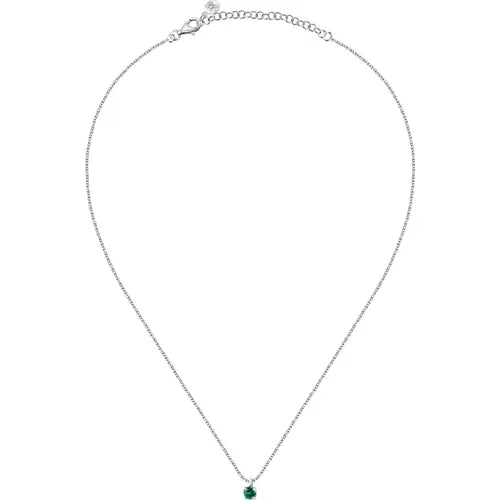 Collana Tesori con Pietra Verde SAIW173