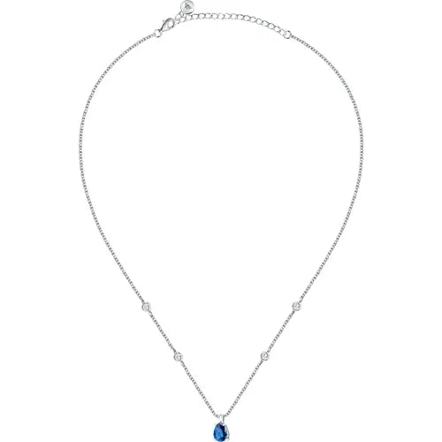 Collana Tesori con Pietra Blu a Goccia SAIW191