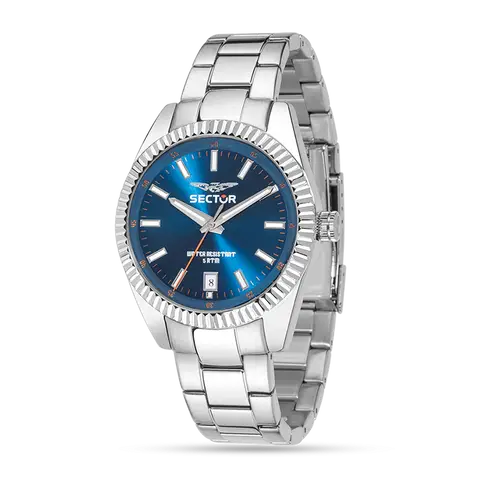 Orologio Uomo 240 in Acciaio e Blu R3253476002