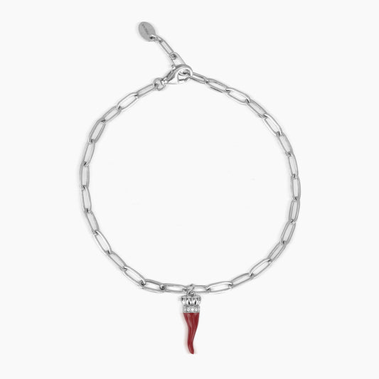 Pulsera Over The Luck con Cuerno Rojo 533442