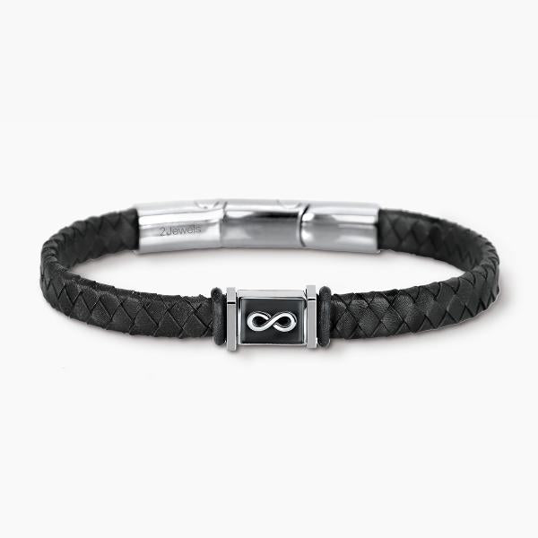 Bracciale Uomo in Acciaio e Pvd Nero 231811